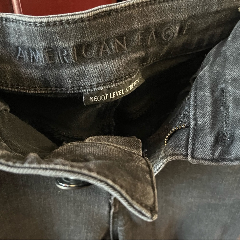 American Eagle Outfitters Men's Dark Gray Jeans